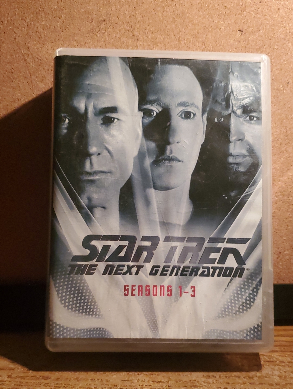 Star Trek: The Next Generation Seasons 1-3 DVD - Black & White Cover